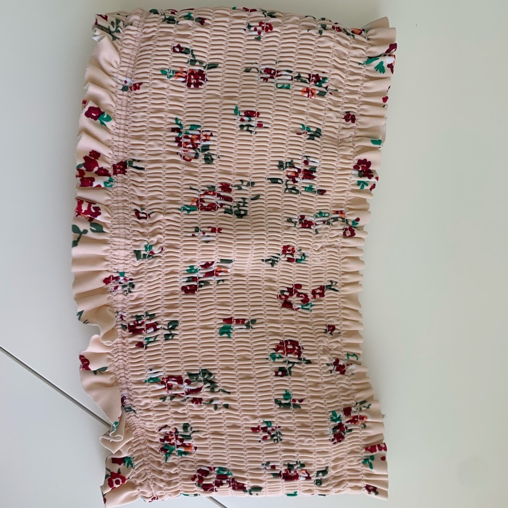 strapless bathing suit top